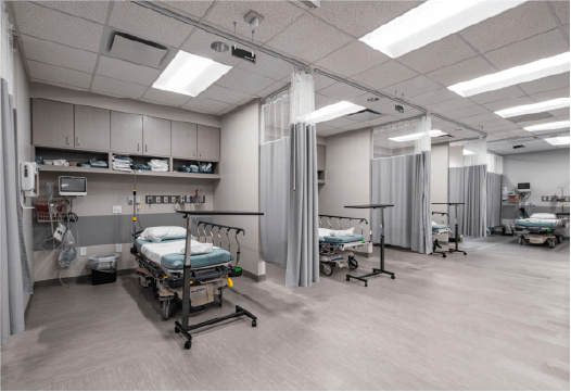One step diagnostic ambulatory surgery room