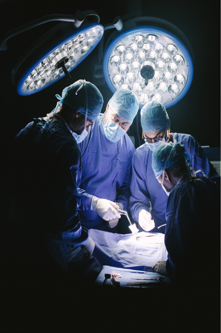 doctors perform the surgery