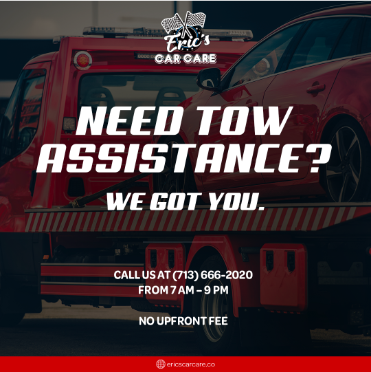 Eric's car care tow assistance