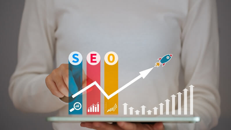 SEO ranking concept