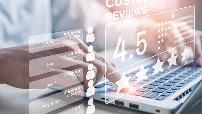 improve business reputation - customers review