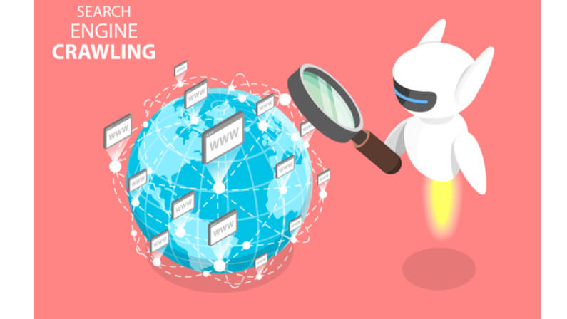 search engine website crawling