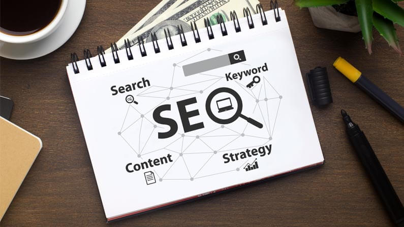 SEO roadmap concept
