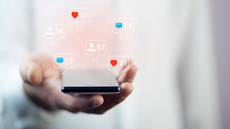 using social media