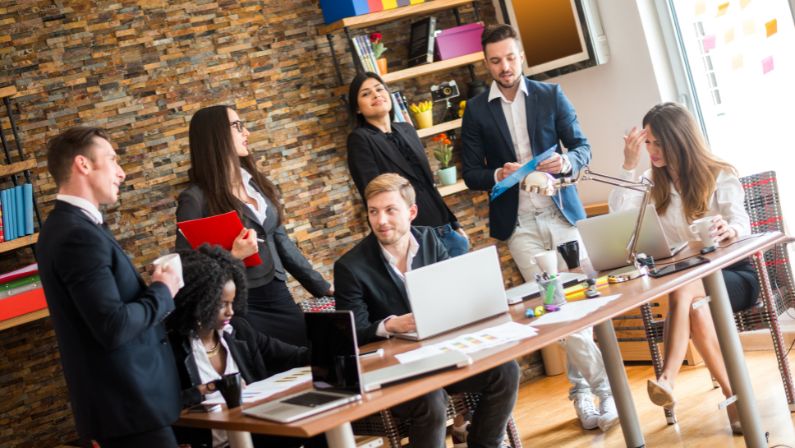 Digital marketing agency employees