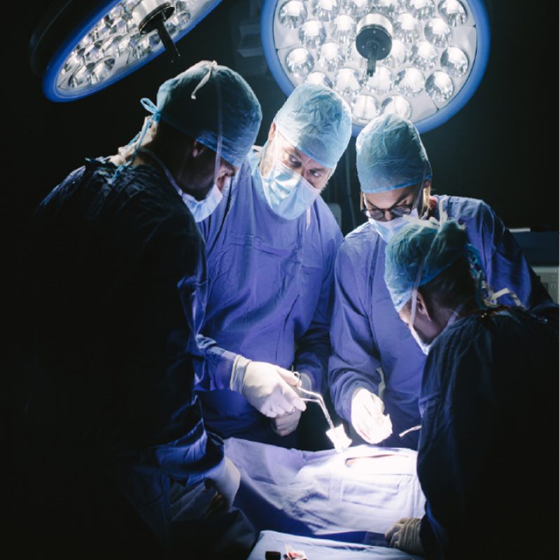 doctors perform the surgery
